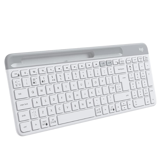 LOGITECH BLUETOOTH WIRELESS KEYBOARD K-580 WHITE